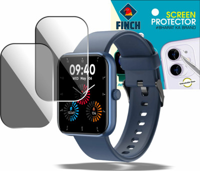 KANCHA Edge To Edge Screen Guard for DIZO WATCH D ULTRA NEW CALLING SMART WATCH(Pack of 2)