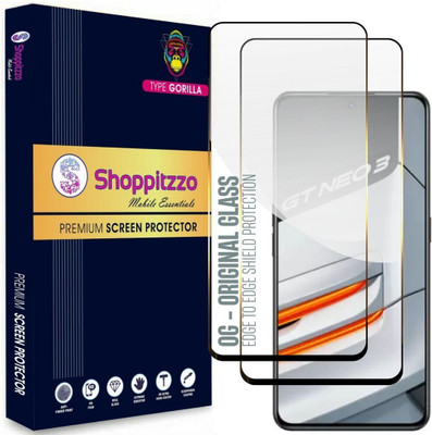 Shoppitzzo Edge To Edge Screen Guard for OnePlus 10R|OnePlus 10T|realme GT Neo 3|Reno 8 Pro 5G(6.7 Inch)(Pack of 2)