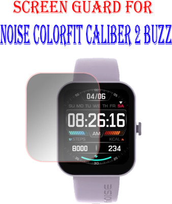 EJZATI Edge To Edge Screen Guard for NOISE COLORFIT CALIBER 2 BUZZ SMARTWATCH(Pack of 1)