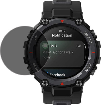 ejzatex Edge To Edge Screen Guard for AMAZFIT T-REX PRO SMARTWATCH(Pack of 1)