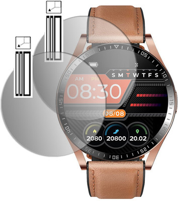 YCHROZE Edge To Edge Screen Guard for PLAYFIT SLIM2C SMARTWATCH(Pack of 2)