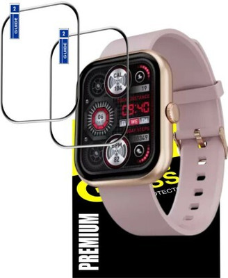 Aleena Edge To Edge Screen Guard for FIRE BOLTT STARDUST HD AMOLED SMART WATCH 0.274(Pack of 2)