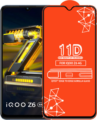 Qyist Edge To Edge Screen Guard for Iqoo Z6 4G(Pack of 1)