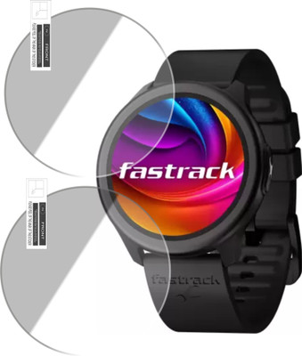 JSGROWITTECH Edge To Edge Screen Guard for FASTRACK REVOLTT FR1 WATCH(Pack of 2)