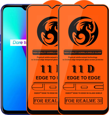 HQ Protection Edge To Edge Screen Guard for Realme 3i(Pack of 2)