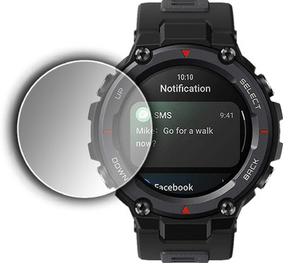 ejzatex Edge To Edge Screen Guard for AMAZFIT T-REX PRO SMARTWATCH(Pack of 1)