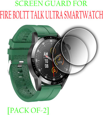 EJZATI Edge To Edge Screen Guard for FIRE BOLTT TALK ULTRA SMARTWATCH(Pack of 2)
