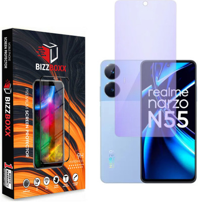 BizzBoxx Edge To Edge Screen Guard for realme narzo N55, realme C55, OnePlus Nord CE 3 Lite, OPPO F23 5G, Anti Blue finish(Pack of 1)
