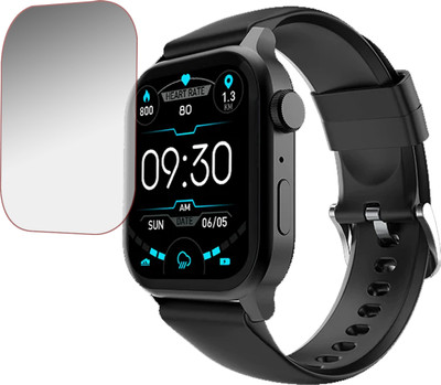 EJZATEX Edge To Edge Screen Guard for FIRE BOLTT RISE SMARTWATCH SCREEN GUARD(Pack of 1)