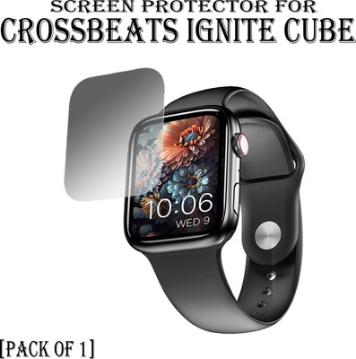 ejzatex Edge To Edge Screen Guard for CROSSBEATS IGNITE CUBE SMARTWATCH(Pack of 1)