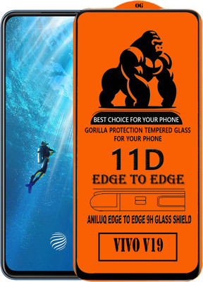 ANILUQ Edge To Edge Screen Guard for VIVO V19(Pack of 1)