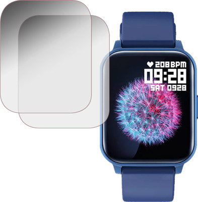 ejzatex Edge To Edge Screen Guard for FIRE BOLTT NINJA 3 PLUS SMARTWATCH SCREEN GUARD(Pack of 2)