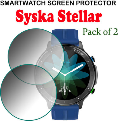 YCHROZE Edge To Edge Screen Guard for Syska Stellar(Pack of 2)