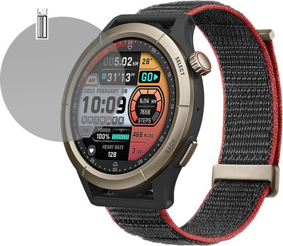 YCHROZE Edge To Edge Screen Guard for Amazfit Cheetah(Pack of 1)
