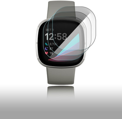 Enlinea Edge To Edge Screen Guard for Fitbit Versa 3(Pack of 3)
