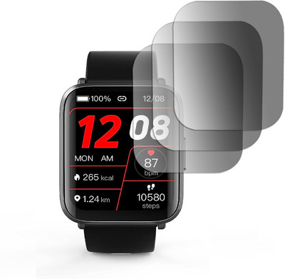 DOUMOF Edge To Edge Screen Guard for GOQii Smart Vital Ultra SMARTWATCH(Pack of 3)