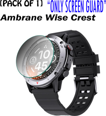 EJZATI Edge To Edge Screen Guard for AMBRANE WISE CREST SMARTWATCH(Pack of 1)