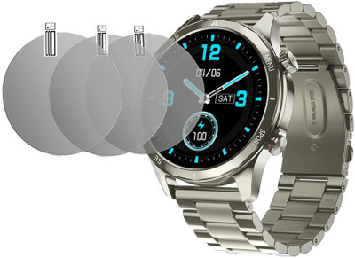 hirdesh Edge To Edge Screen Guard for NOISE FIT METTALIX(Pack of 3)