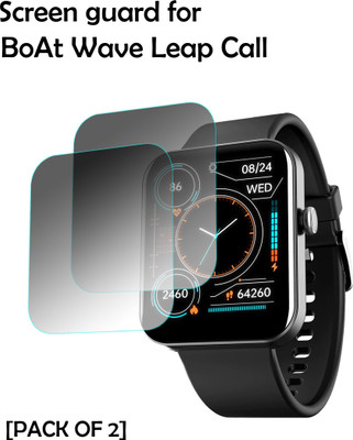 ejzatex Edge To Edge Screen Guard for BOAT WAVE LEAP CALL SMARTWATCH(Pack of 2)