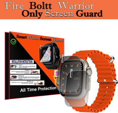 daffin Edge To Edge Screen Guard for Fire-Boltt Warrior(Pack of 2)
