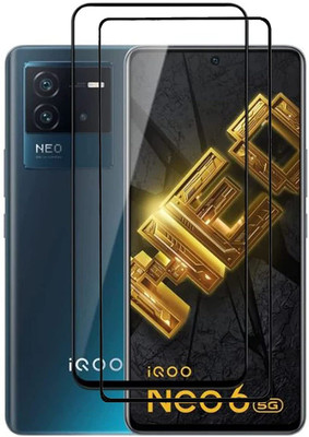 eZell Edge To Edge Screen Guard for IQOO Neo 6 5G ( 2 Packs )(Pack of 2)
