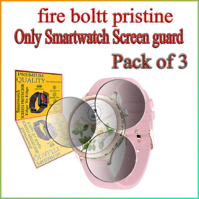 HIDEOUS Edge To Edge Screen Guard for Fire-Boltt Pristine(Pack of 3)