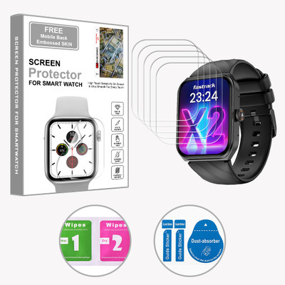 ARBAN Edge To Edge Screen Guard for Fastrack Limitless X2 1.91 inch (FREE 1 MOBILE EMBOSSED SKIN) SMARTWATCH SCREEN GUARD(Pack of 5)