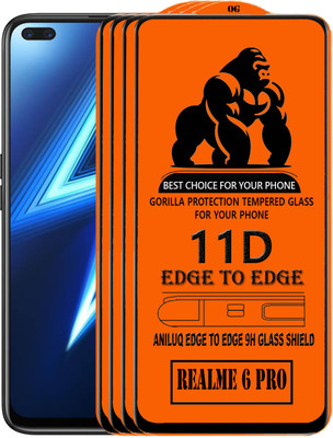 ANILUQ Edge To Edge Screen Guard for REALME 6 PRO(Pack of 1)