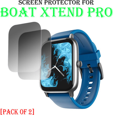 EJZATI Edge To Edge Screen Guard for BOAT XTEND PRO SMARTWATCH(Pack of 2)