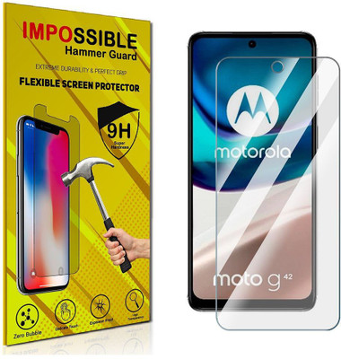 FCS Edge To Edge Screen Guard for Motorola Moto E32 Front (Glossy)(Pack of 1)