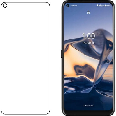 Fit size Edge To Edge Screen Guard for Tempered Glass plastic and Fiber huawei nokia n73 5g(Pack of 1)