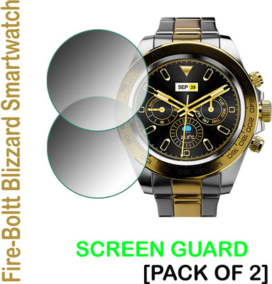 EJZATI Edge To Edge Screen Guard for FIRE BOLTT BLIZZARD SMARTWATCH(Pack of 2)