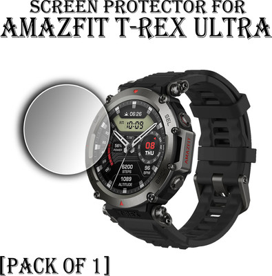 EJZATI Edge To Edge Screen Guard for AMAZFIT T-REX ULTRA SMARTWATCH(Pack of 1)