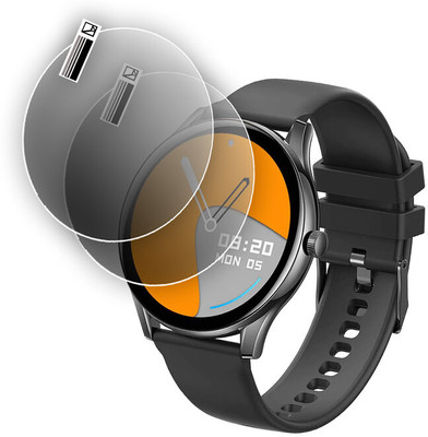 daffin Edge To Edge Screen Guard for Pebble Cosmos Bold Metallic Smartwatch, 1.39''(Pack of 2)