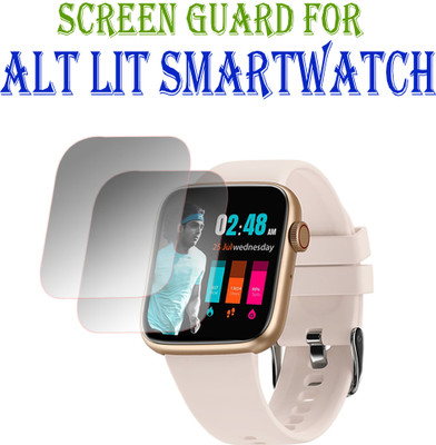 ejzatex Edge To Edge Screen Guard for ALT LIT SMARTWATCH(Pack of 2)