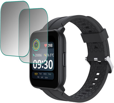 YCHROZE Edge To Edge Screen Guard for Realme TechLife Watch SZ100(Pack of 2)