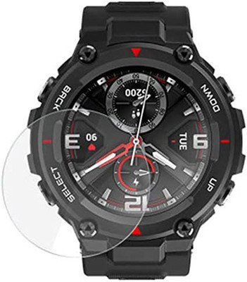 KACA Edge To Edge Screen Guard for Amazfit T-Rex Smart Watch [Better than Tempered Glass](Transparent, Pack 2)(Pack of 2)