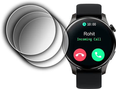 EJZATI Edge To Edge Screen Guard for TITAN TALK SMARTWATCH(Pack of 3)