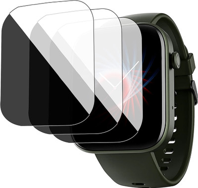 daffin Edge To Edge Screen Guard for boAt Wave Astra 3(Pack of 3)