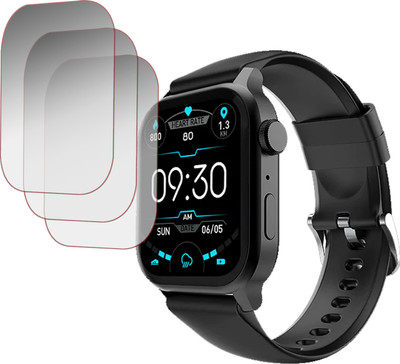 ejzatex Edge To Edge Screen Guard for FIRE BOLTT RISE SMARTWATCH SCREEN GUARD(Pack of 3)