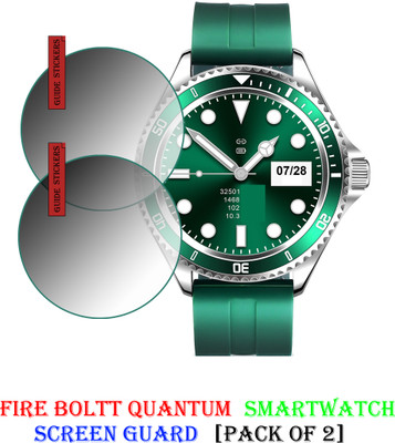 EJZATI Edge To Edge Screen Guard for FIRE BOLTT QUANTUM SMARTWATCH(Pack of 2)