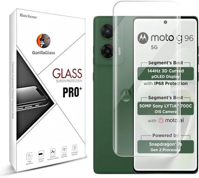 Shuotech Edge To Edge Screen Guard for MOTOROLA G85 5G, primium edge to edge gorila glass for moto g96 5g, moto edge 50 pro edge to edge glass(Pack of 1)