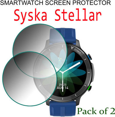 hirdesh Edge To Edge Screen Guard for Syska Stellar(Pack of 2)