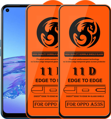 HQ Protection Edge To Edge Screen Guard for Oppo A53S(Pack of 2)