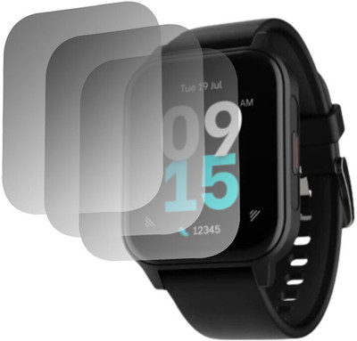 YCHROZE Edge To Edge Screen Guard for boAt Xtend Call Plus Front Screen(Pack of 3)