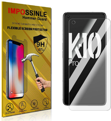 FCS Edge To Edge Screen Guard for Oppo K10 Pro Front (Glossy)(Pack of 1)