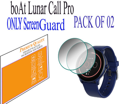 daffin Edge To Edge Screen Guard for boAt Lunar Call Pro(Pack of 2)