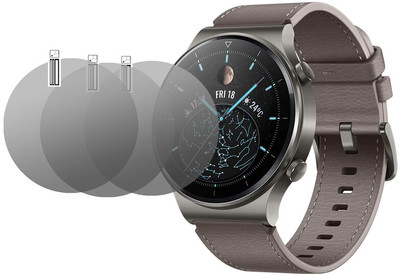 hirdesh Edge To Edge Screen Guard for HUAWEI WATCH GT 2 Pro(Pack of 3)