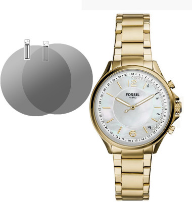 DOUMOF Edge To Edge Screen Guard for Fossil Sadie Hybrid SMARTWATCH(Pack of 2)