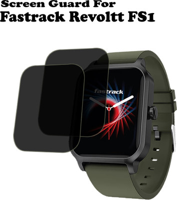 ejzatex Edge To Edge Screen Guard for FASTRACK REVOLTT FS1 SMARTWATCH(Pack of 2)